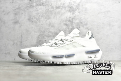 ADIDAS NMD S1 SHOES CLOUD WHITE/CLOUD WHITE/CHALK WHITE GZ7900