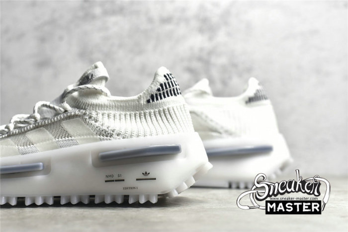ADIDAS NMD S1 SHOES CLOUD WHITE/CLOUD WHITE/CHALK WHITE GZ7900