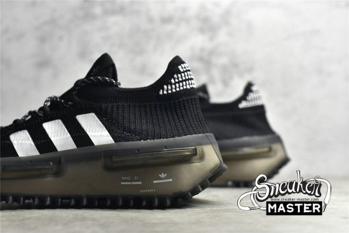 ADIDAS NMD S1 SHOES CORE BLACK/CORE BLACK/WHITE GZ7901