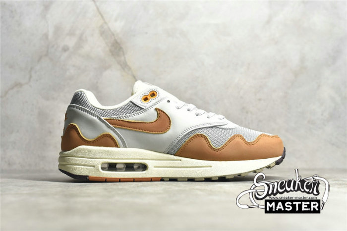 NIKE PATTA X AIR MAX 1 MONARCH METALLIC SILVER/MONARCH/PURE PLATINUM DH1348-001