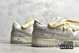 NIKE OFF-WHITE X SB DUNK LOW LOT 39 OF 50 SAIL/NEUTRAL GREY/AMARILLO DJ0950-109
