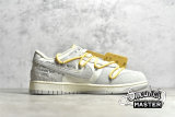 NIKE OFF-WHITE X SB DUNK LOW LOT 39 OF 50 SAIL/NEUTRAL GREY/AMARILLO DJ0950-109