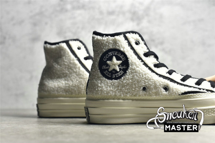 CONVERSE CHUCK TAYLOR ALL-STAR 70S HIGH SHERPA EGRET/BLACK/EGRET 172006C