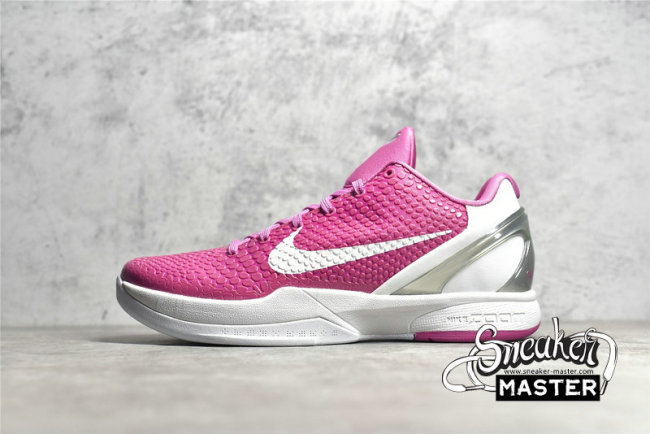 NIKE ZOOM KOBE 6 PROTRO THINK PINK PINKFIRE/METALLIC SILVER/WHITE DJ3596-600