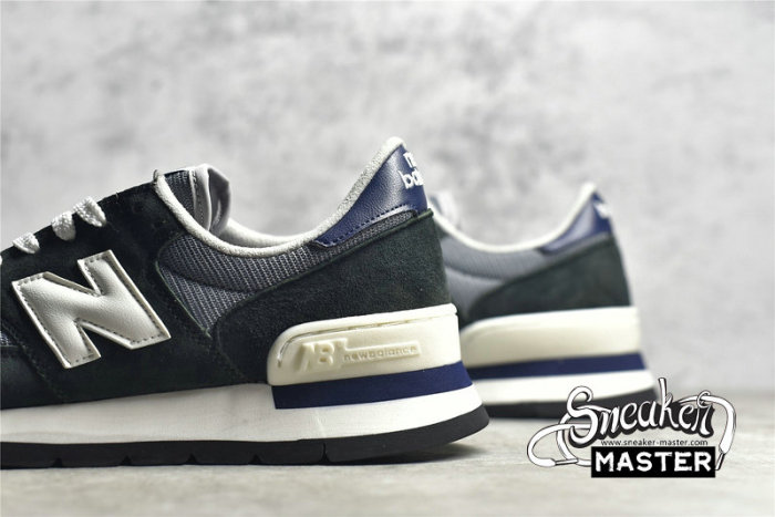 NEW BALANCE 990 RUNNING SHOES BLACK/BLACK/WHITE M990CER1