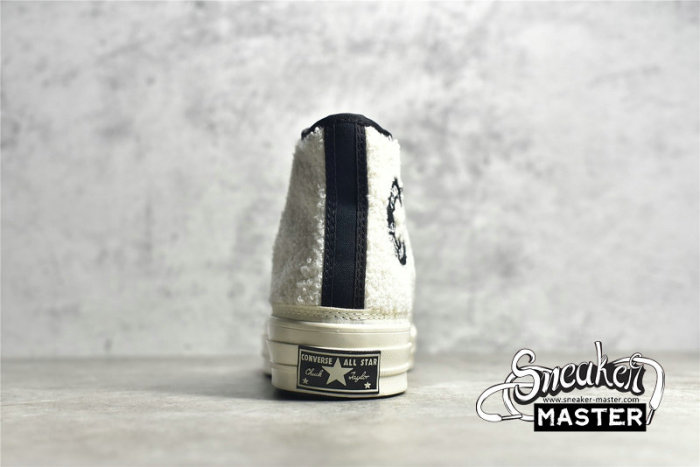 CONVERSE CHUCK TAYLOR ALL-STAR 70S HIGH SHERPA EGRET/BLACK/EGRET 172006C