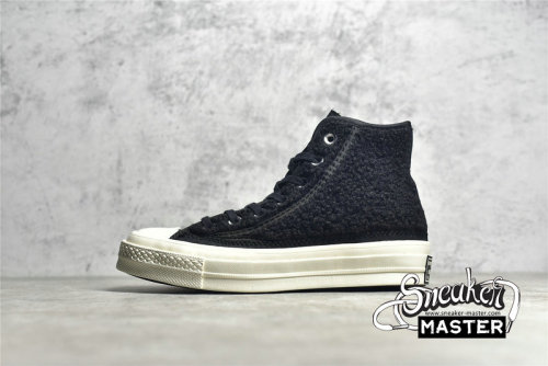 CONVERSE CHUCK TAYLOR ALL-STAR 70S HIGH SHERPA BLACK/BLACK/EGRET 172005C