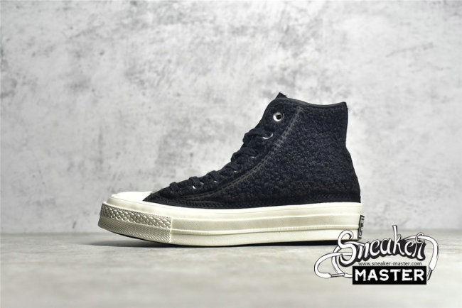 CONVERSE CHUCK TAYLOR ALL-STAR 70S HIGH SHERPA BLACK/BLACK/EGRET 172005C