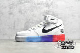 NIKE AIR FORCE 1 MID 07 HAVE A GOOD GAME WHITE/WHITE/BRIGHT CRIMSON/BLACK DC3280-101