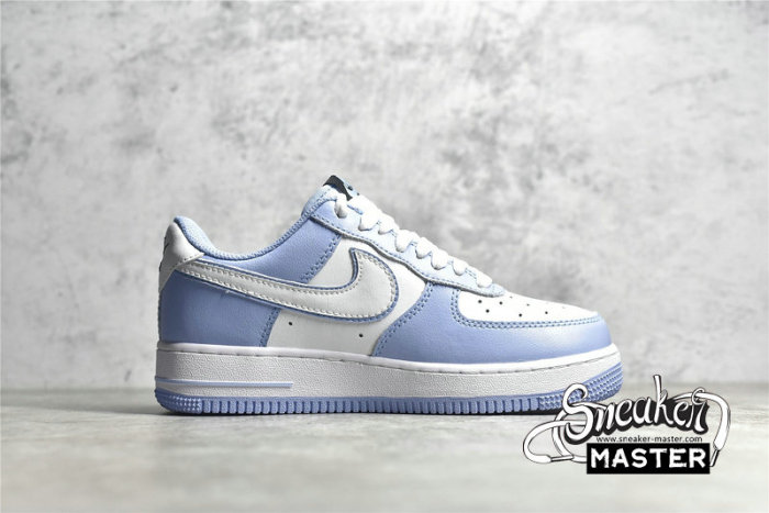 NIKE AIR FORCE 1 LOW WHITE/WHITE-ICE BLUE-OBSIDIAN 307109-118