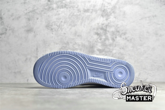 NIKE AIR FORCE 1 LOW WHITE/WHITE-ICE BLUE-OBSIDIAN 307109-118
