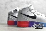 NIKE AIR FORCE 1 MID 07 HAVE A GOOD GAME WHITE/WHITE/BRIGHT CRIMSON/BLACK DC3280-101
