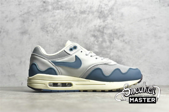 NIKE PATTA X AIR MAX 1 NOISE AQUA METALLIC SILVER/NOISE AQUA/PURE PLATINUM DH1348-004