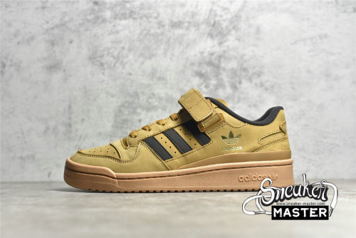 ADIDAS FORUM LOW SHOES BROWN/BLACK/GOLD GW6230