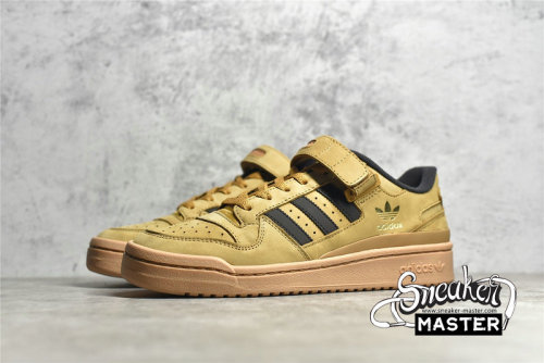 ADIDAS FORUM LOW SHOES BROWN/BLACK/GOLD GW6230