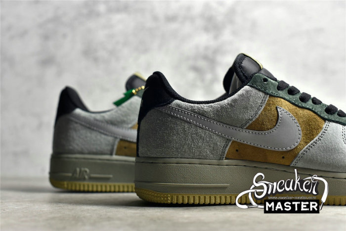 NIKE AIR FORCE 1 LOW CHRISMAS REFLECTIVE DARK GRAY/DARK GREEN/BROWN CQ5059-101