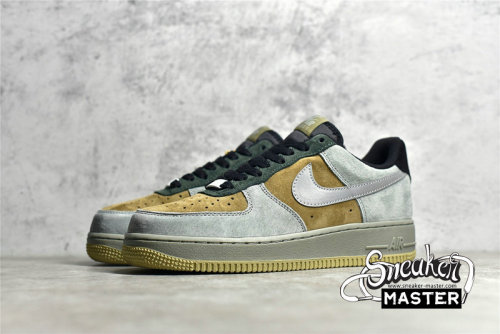 NIKE AIR FORCE 1 LOW CHRISMAS REFLECTIVE DARK GRAY/DARK GREEN/BROWN CQ5059-101