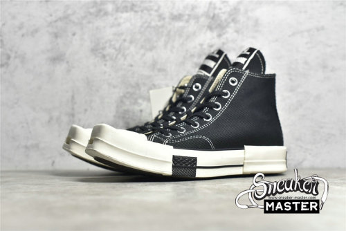 CONVERSE RICK OWENS X DRKSHDW DRKSTAR CHUCK 70 HIGH LILY BLACK/EGRET/WHITE 172344C