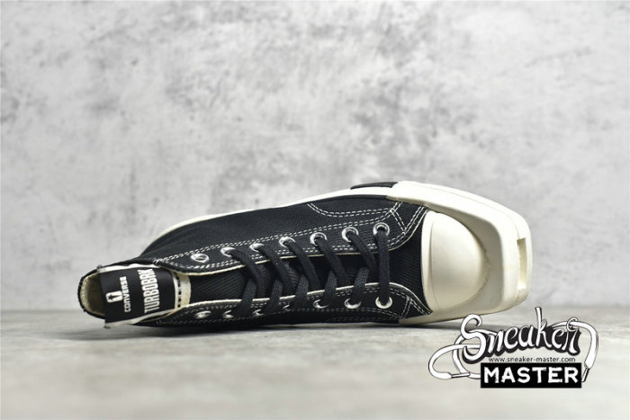 CONVERSE RICK OWENS X DRKSHDW DRKSTAR CHUCK 70 HIGH LILY BLACK/EGRET/WHITE 172344C