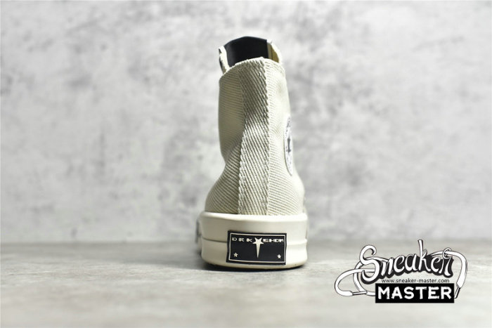 CONVERSE RICK OWENS X DRKSHDW DRKSTAR CHUCK TAYLOR 70S HIGH LILY WHITE/EGRET/BLACK 172346C