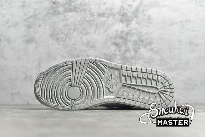 NIKE AIR JORDAN 1 LOW PREMIUM ELEPHANT PRINT WHITE/NEUTRAL GREY/SAIL/SMOKE GREY DH4269-100