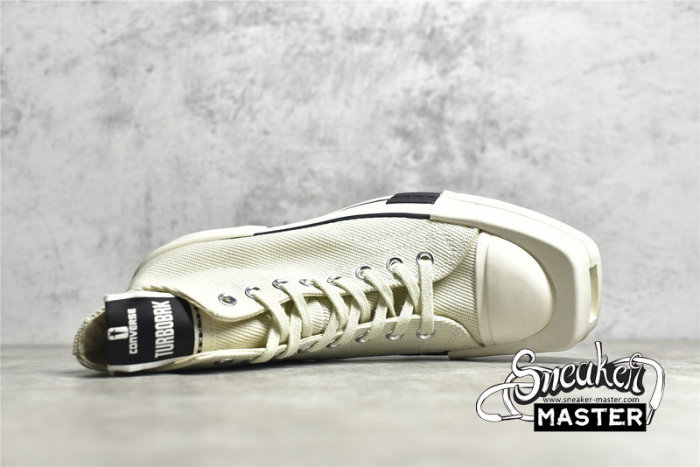 CONVERSE RICK OWENS X DRKSHDW DRKSTAR CHUCK TAYLOR 70S HIGH LILY WHITE/EGRET/BLACK 172346C