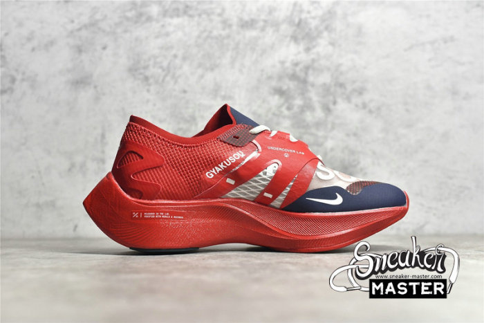 NIKE GYAKUSUO X ZOOMX VAPORFLY NEXT% UNIVERSITY RED/BLACKENED BLUE CT4894-600