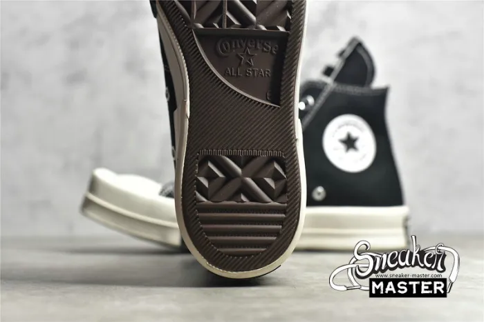 CONVERSE RICK OWENS X DRKSHDW DRKSTAR CHUCK 70 HIGH LILY BLACK/EGRET/WHITE 172344C