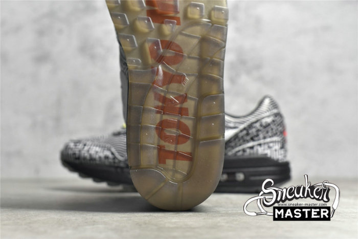 NIKE AIR MAX 1 ON AIR: TOKYO MAZE BLACK/WHITE/HABANERO RED CI1505-001