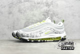 NIKE AIR MAX 97 REFLECTIVE LOGO WHITE/BLACK/PURE PLATINUM/VOLT DH0006-100