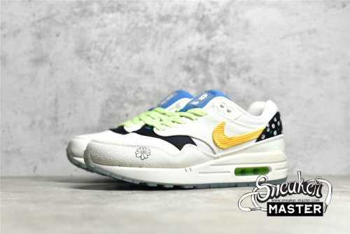 NIKE AIR MAX 1 GS DAISY PACK YELLOW/BLACK/GREY-WHITE CW5861-100