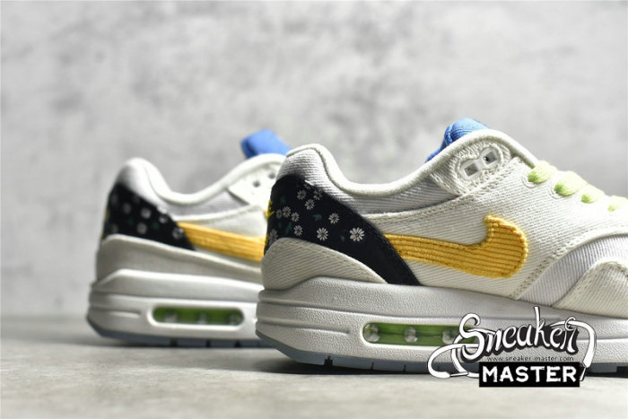 NIKE AIR MAX 1 GS DAISY PACK YELLOW/BLACK/GREY-WHITE CW5861-100