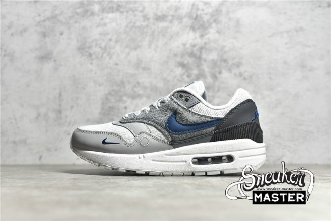 NIKE AIR MAX 1 CITY PACK LONDON SMOKE GREY/VALERIAN BLUE/DARK SMOKE GREY CV1639-001