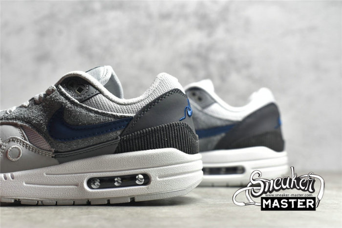 NIKE AIR MAX 1 CITY PACK LONDON SMOKE GREY/VALERIAN BLUE/DARK SMOKE GREY CV1639-001