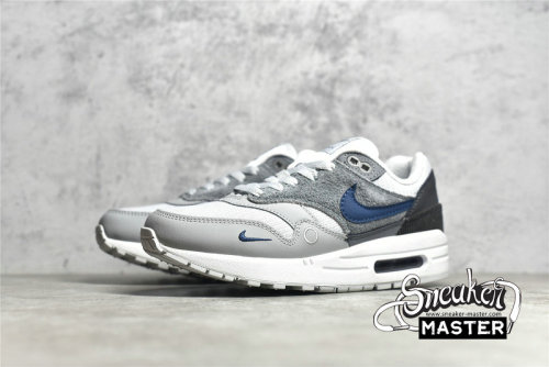 NIKE AIR MAX 1 CITY PACK LONDON SMOKE GREY/VALERIAN BLUE/DARK SMOKE GREY CV1639-001