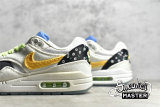 NIKE AIR MAX 1 GS DAISY PACK YELLOW/BLACK/GREY-WHITE CW5861-100