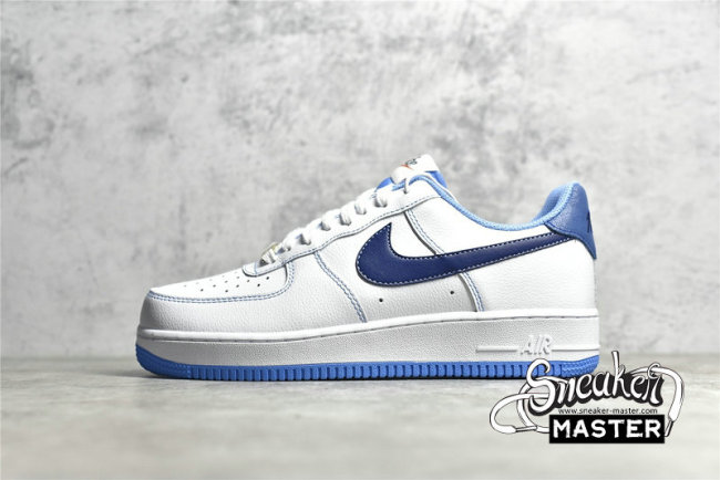 NIKE AIR FORCE 1 LOW 07 FIRST USE WHITE/UNIVERSITY BLUE/SAIL/DEEP ROYAL BLUE DA8478-100