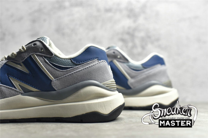 NEW BALANCE 57/40 RUNNING SHOES GREY/NAVY BLUE/BEIGE W5740LX1