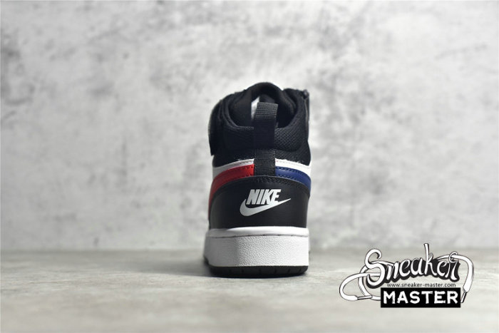 NIKE COURT BOROUGH MID 2 GS WHITE/WHITE/BLACK/UNIVERSITY RED DO5889-161