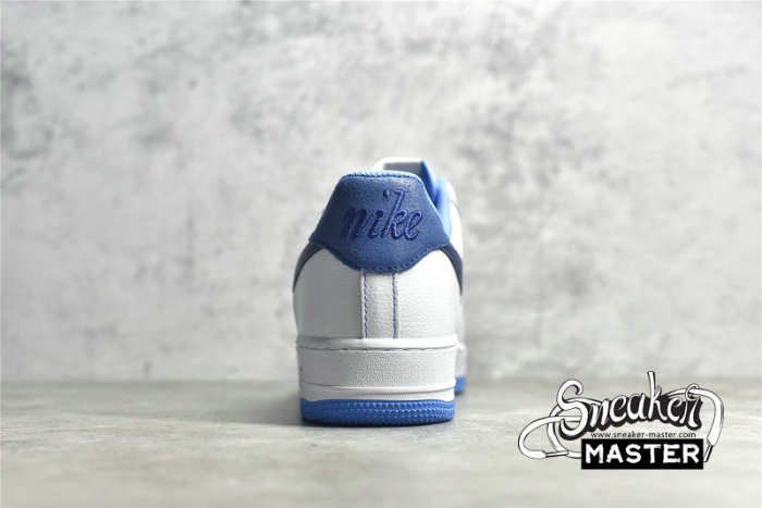 NIKE AIR FORCE 1 LOW 07 FIRST USE WHITE/UNIVERSITY BLUE/SAIL/DEEP ROYAL BLUE DA8478-100