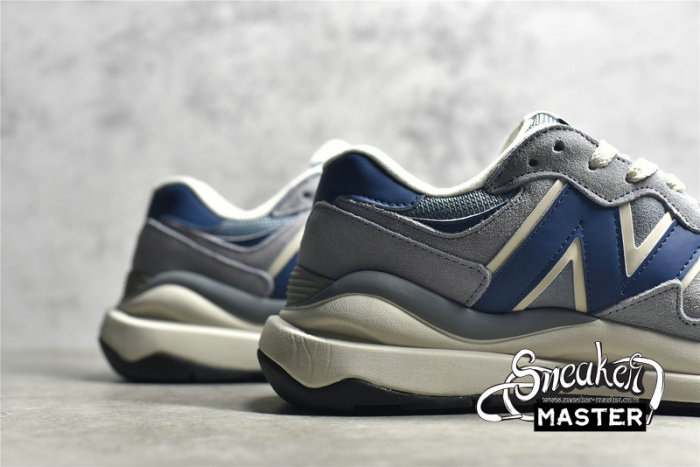 NEW BALANCE 57/40 RUNNING SHOES GREY/NAVY BLUE/BEIGE W5740LX1