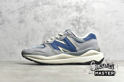 NEW BALANCE 57/40 RUNNING SHOES GREY/NAVY BLUE/BEIGE W5740LX1