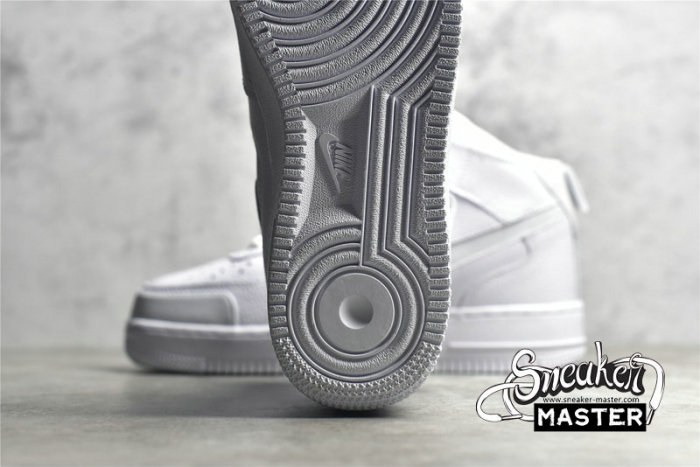 NIKE AIR FORCE 1 MID 07 PREMIUM WHITE/WHITE/BLACK CU3088-606