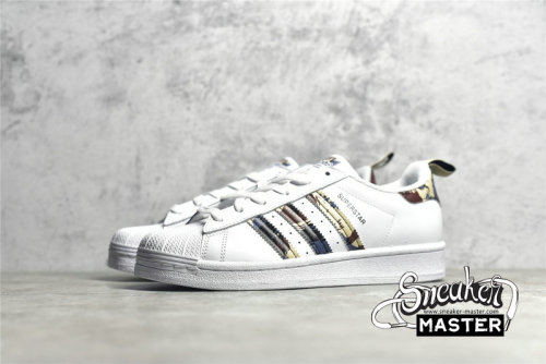 ADIDAS SUPERSTAR SHOES CLOUD WHITE/CAMO/CLOUD WHITE GV9698