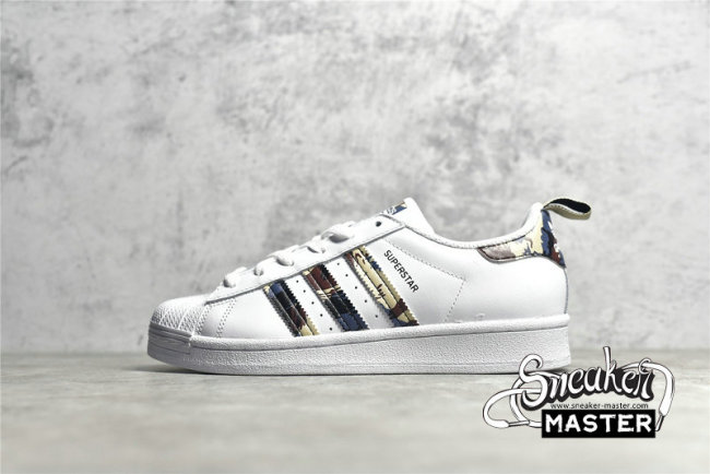 ADIDAS SUPERSTAR SHOES CLOUD WHITE/CAMO/CLOUD WHITE GV9698
