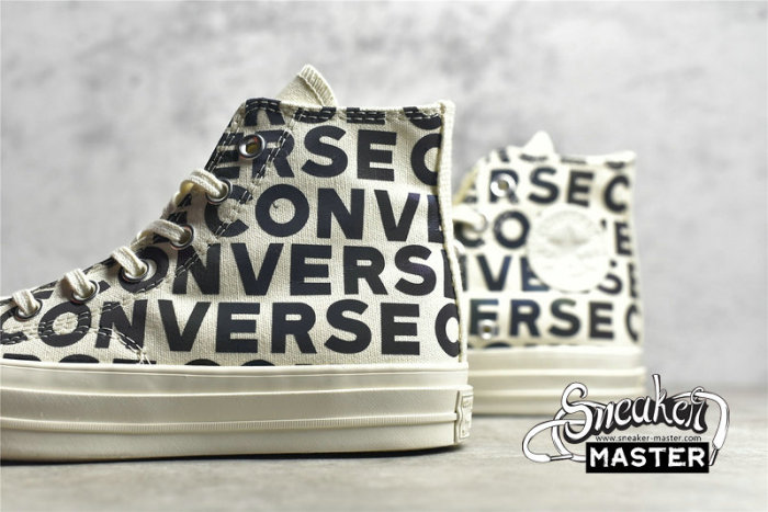 CONVERSE CHUCK TAYLOR ALL STAR HIGH 1970S ELEVATED REFLECTIVE WHITE/BLCAK/EGRET 172511C