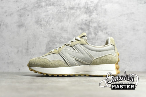NEW BALANCE 327 RUNNING SHOES BEIGE/BEIGE/WHITE MS327UP