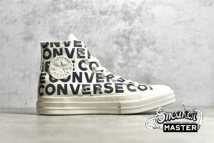 CONVERSE CHUCK TAYLOR ALL STAR HIGH 1970S ELEVATED REFLECTIVE WHITE/BLCAK/EGRET 172511C