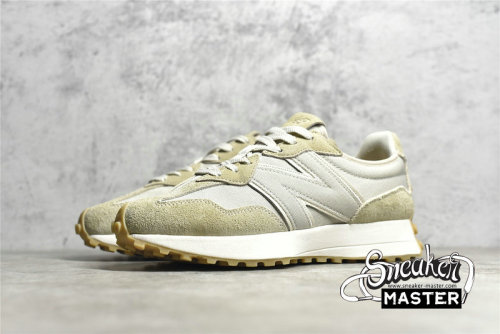 NEW BALANCE 327 RUNNING SHOES BEIGE/BEIGE/WHITE MS327UP