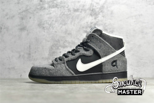 NIKE DUNK HIGH SB PREMIER PETOSKEY DARK CHARCOAL/WHITE-LT GRPHT 645986-010
